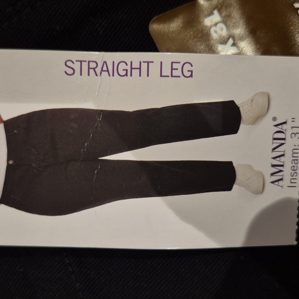 18x31: 💙Gloria Vanderbilt "Amanda" Str. Leg Jeans